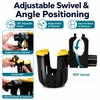 Flat Frame Walker Euro Rollator Cup Holder - Adjustable Clip-On