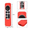 LJFLYXRI Silicone Remote Case Compatible with Apple 4k TV Siri
