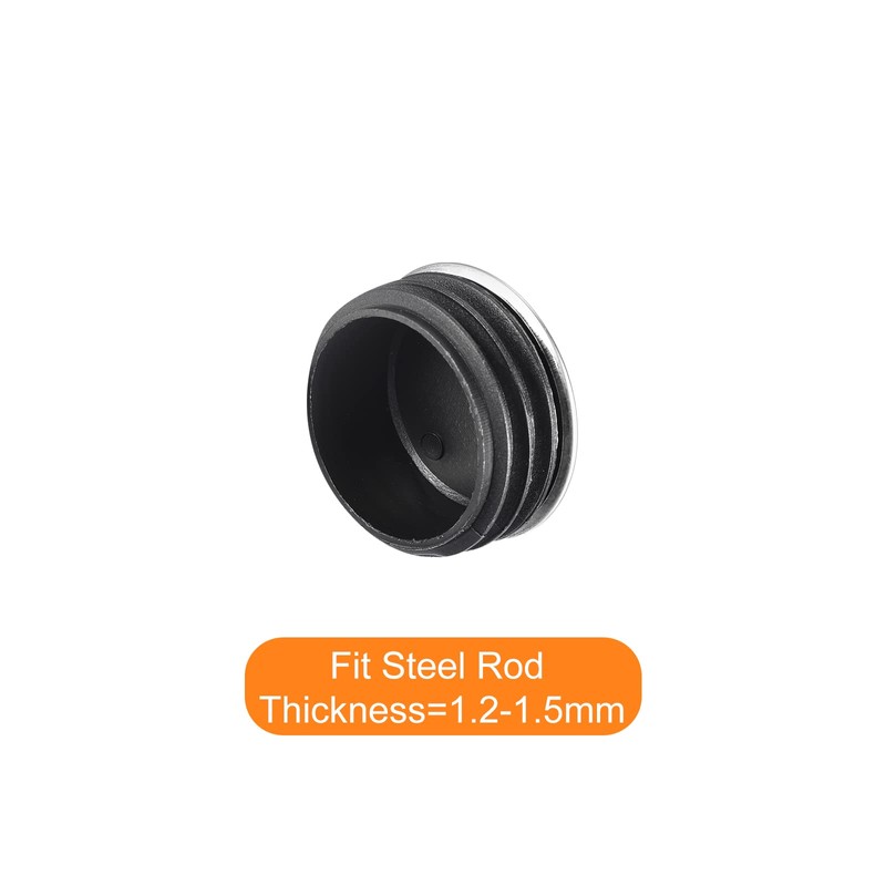 sourcing map Post End Cap Cover, 4pcs 50mm(2") Fence Post