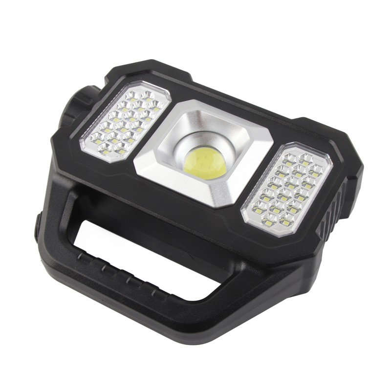 Solar Outdoor Flashlight Portable Rechargeable Super Bright Waterproof Multifunction Work