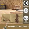 Baizoy Chisel Roll,6 Pockets Roll Up Tool Pouch,Waxed Canvas Small