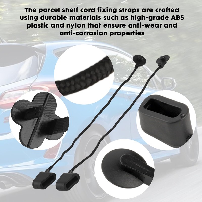 2 Pack Parcel Shelf String Cord Compatible with 2017-2023 Ford