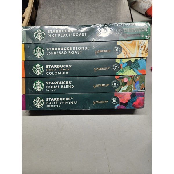 Starbucks by Nespresso Original Line Variety Pack Coffee 50-count
