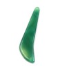 Dtacke Green 11cm/4.3" Polishing Burnisher Natural Agate Knife Gold Silver