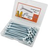 Matrelt 20 Pcs 1/4"-20 x2-1/2 Wing Screw Bolts and Wing