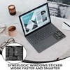 SYNERLOGIC Windows PC Reference Keyboard Shortcut Sticker | Vinyl, No-Residue