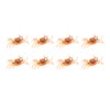 8Pcs Artificial Crab Bait 13cm 33.5g Simulation Crab Soft Lure