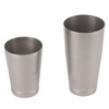 304 Stainless Steel Cocktail Shaker 2 Section Bartending Mixer Bar
