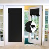 Blackout Door Curtains, French Door Blinds Stick On Curtains for