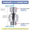 Shower Head Swivel Ball Adapter Brass Adjustable Shower Arm Connector