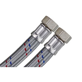 SFX® Reinforced Hose 70 cm DN19-3/4 Inch Union Sanitary Heating Domestic Water System Steel Wire Braided Flexible Hose 700 mm