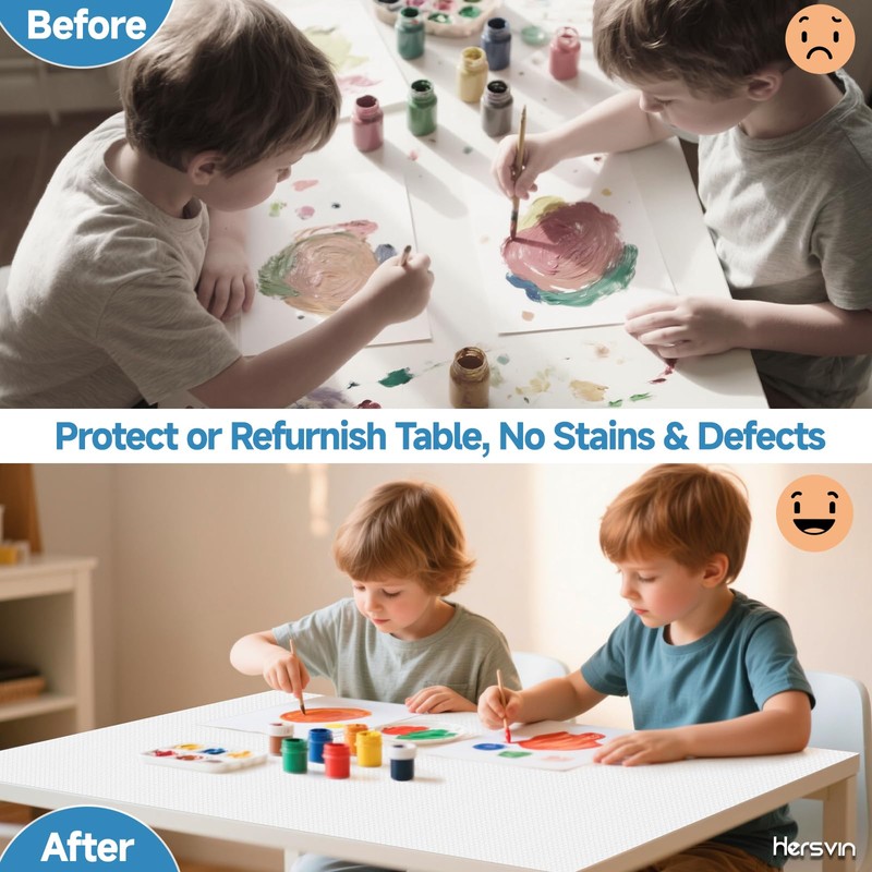 Hersvin Shelf Liners 10 in x 20 ft Self-Adhesive EVA