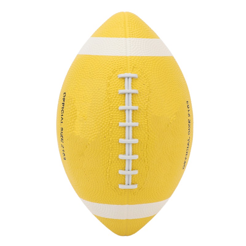 Rugby Ball Professional Size 3 Rubber Lightweight Portable High Elasticity