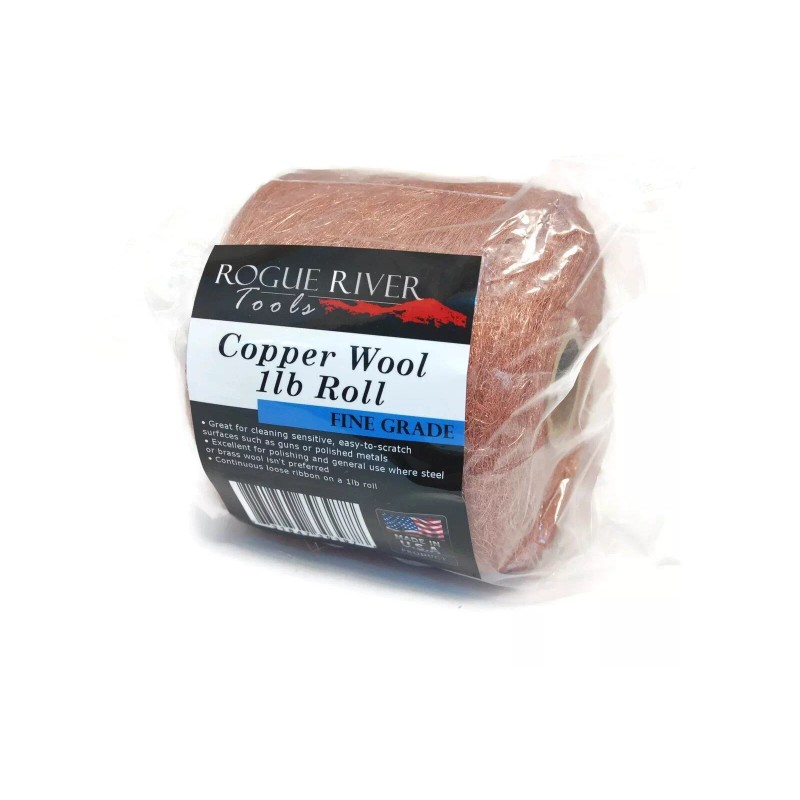 Rogue River Tools Copper Wool (FINE Grade) - 1lb Roll