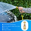 Garden Hose Quick Connector 3/4 Inch GHT, Solid Brass No-Leak