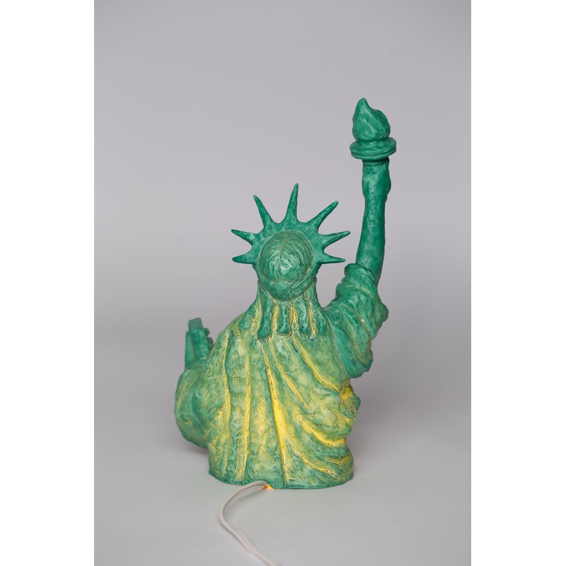 Cosmos Gifts Fine Porcelain Statue of Liberty Tabletop Night Light