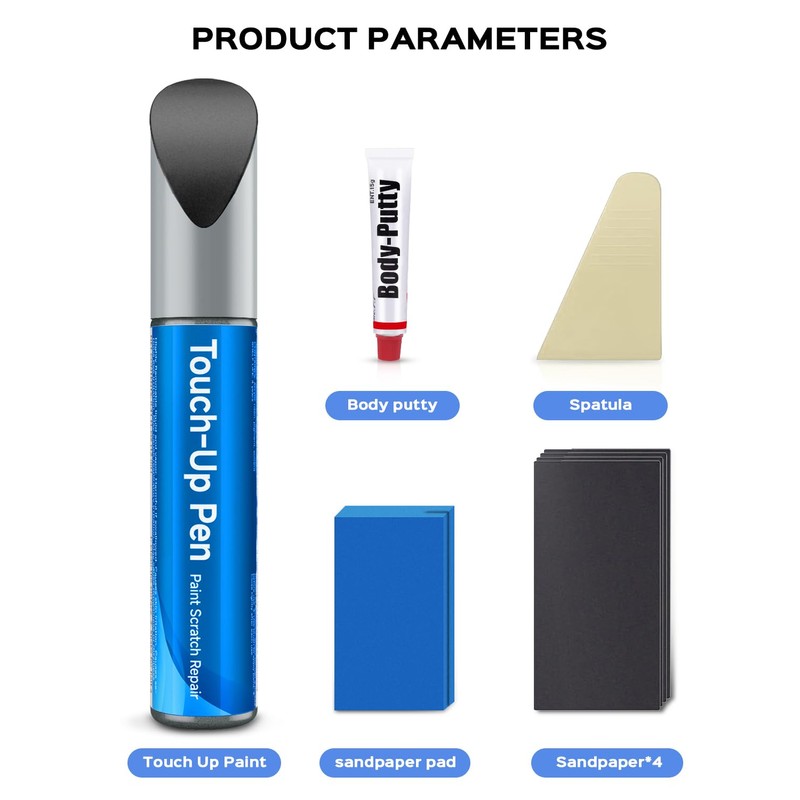 M3/P8Y Magnetite Gray Metallic Touch Up Paint Kit Compatible with