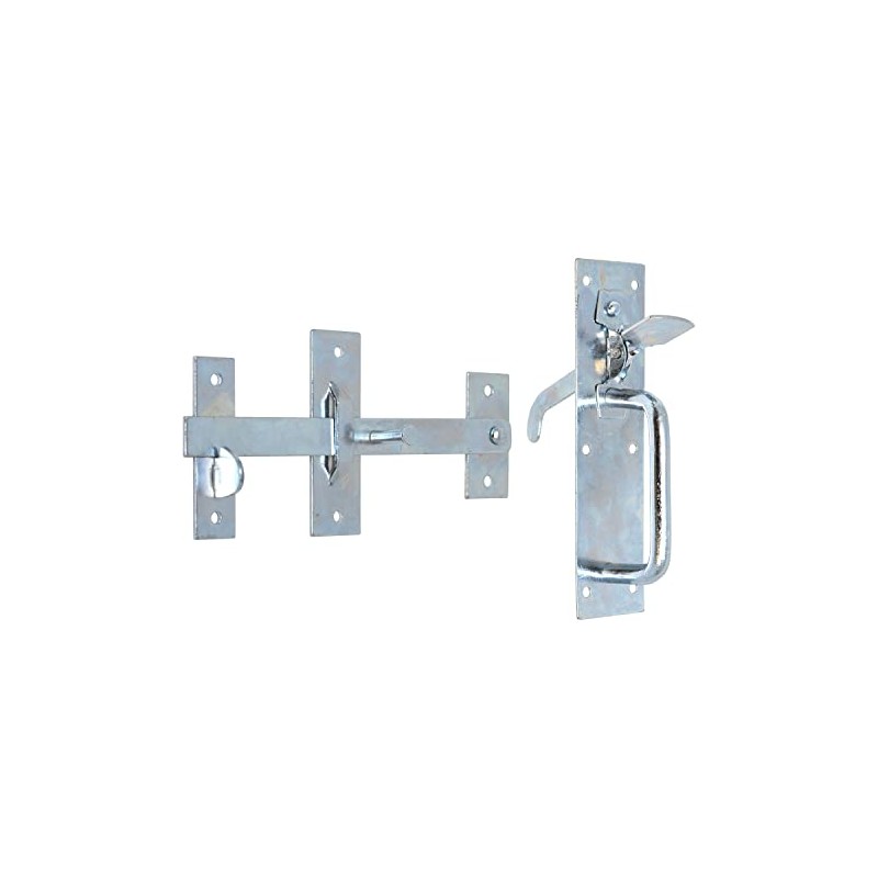 Suffolk Latch, Steel, Bright Zinc Plated, Garden gate, Wooden Gate,