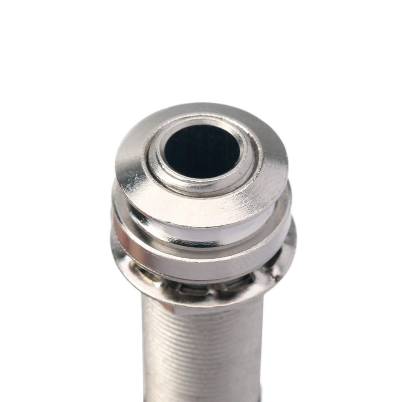EXCEART End Pin Output Jack Guitar Stereo End Pin Brass