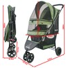 ROODO 3 Wheel Pet Stroller Best Lightweight Foldable Compact Portable