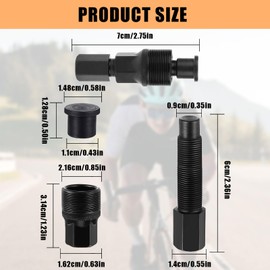 Cotterless Crank, Bicycle Tool, Bicycle Crank, Bike Crankset, Dedicated Tool for Cotterless Crank, Removal Tool, Remove Crank Arm Puller Remover, Bike Maintenance, Repair Tool