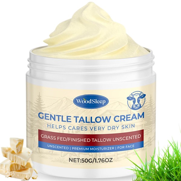 Tallow Face Cream For Dry Skin, Beef Tallow Skin Care
