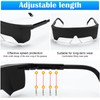 Saysurey 2 Set Aviation Flight Training Glasses Adjustable View Limiting