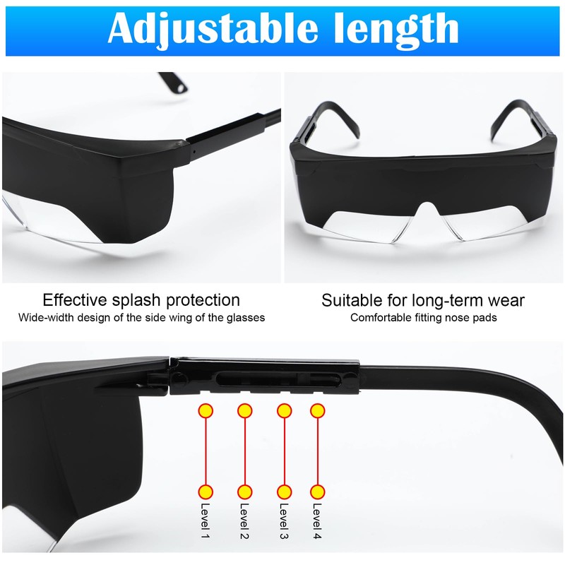 Saysurey 2 Set Aviation Flight Training Glasses Adjustable View Limiting