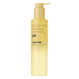 bom COSMETICS Good Bye Makeup Cleansing Oil 6.76 oz. Pore Care and Daily Exfoliation with Residue-Free Oil Cleanser, Watery Lightweight Texture for Face Wash and Makeup Removal, for Sensitive Skin