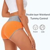 CULAYII High Waisted Underwear for Women Cotton Briefs Full Coverage