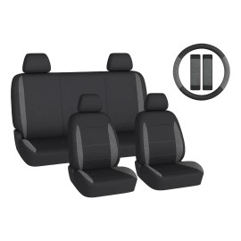 Cubreasientos Tela Negro Grey Mesh 13pzs Rivian R1t