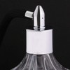 Topxome 80ml Clear Crystal Vintage Style Perfume Bottle Silver Long
