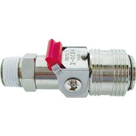 チヨダ メガフローXパージ付真鍮6.5×10ポリウレタンホース用 MFXP6.5HB