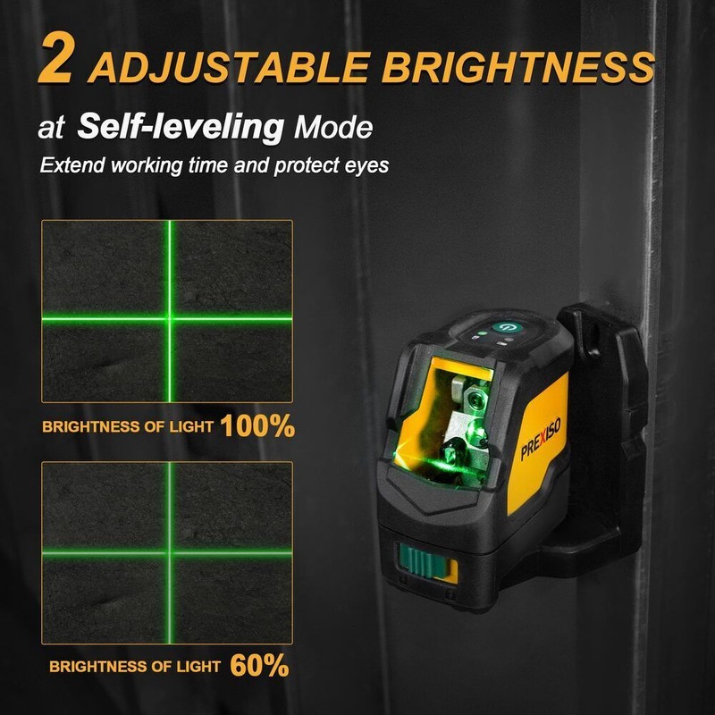 PREXISO Self Leveling Laser Level Tripod 150° Wide Angle 100
