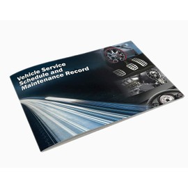 Blank Service History Book - Car Van Maintenance Replacement Vehicle Record Book - Pack of 1
