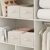 Linen Folding Storage Bins, 3 Pack Large Storage Baskets, Washable,