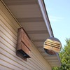 Outer Trails Japanese Cedar Bat House Habitat: Two Chambers, Weatherproof,