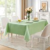 Srumvoat White Table Cloth, Luxury Satin Texture, Quality Polyester Fabric