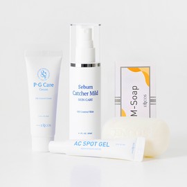 IENCOS Oil Control Sebum Care Oily Skin 4-Set Package