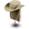 normani Summer hat with neck protection and wide brim -