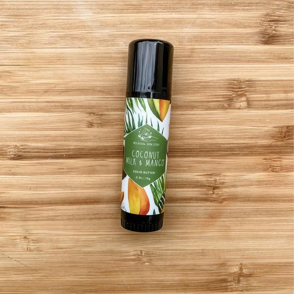 TRAVEL: Solid Body Butter For Dry Skin - Coconut Free