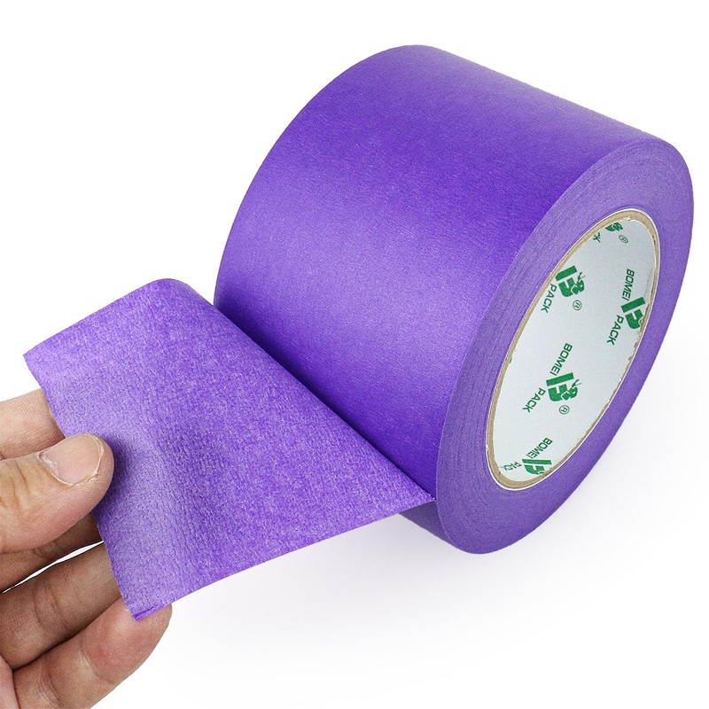 BOMEI PACK Purple 75mm x 50m Multi-Surface Masking Tape for