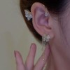 Excras Ear Cuff Earrings, Painless, Butterfly, Tassel, Swaying, No Flower
