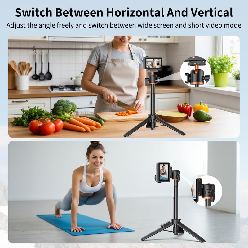 VRIG 21" Selfie Stick Tripod for DJI Osmo Action 6/5