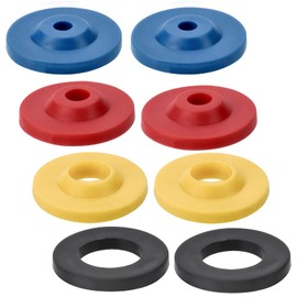 8 Pcs Shower Flow Reducer Limiter Set Water Flow Restrictor in 4 Specifications Shower Flow Control Silicone Water Flow Saver Adapter for Fixed Shower Head Handheld Showers
