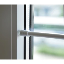 Clamp Rod for Windows, Curtain Various Lengths up to 120 cm, with Suction Base