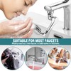 Bathroom Tap Attachment, Rotating Tap Attachment Extension Aerator, 1080 Degree