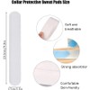 Erioctry 40PCS White Disposable Collar Protectors - Self-Adhesive Sweat Pads