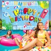 Pool Party Backdrop for Summer Decoration Beach Ball Party Backdrop