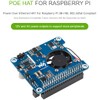POE HAT (C) for Raspberry Pi 4B/3B+, Power Over Ethernet